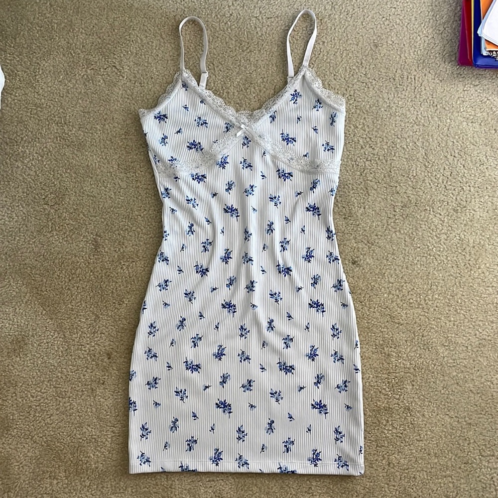 Divided (H&M) white fitted dress